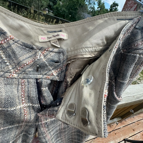 Plaid wool wide leg pants - Picture 5 of 7